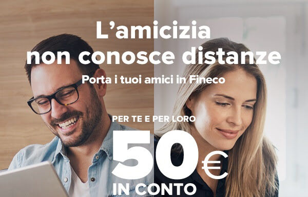 FinecoBank: promo per ricevere 50€ sul conto