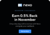 0,5% di cashback sui prestiti | NEXO.io