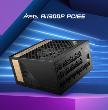 MSI | PSU MEG Ai1300P PCIE5 ATX 3.0 80-Plus Platinum