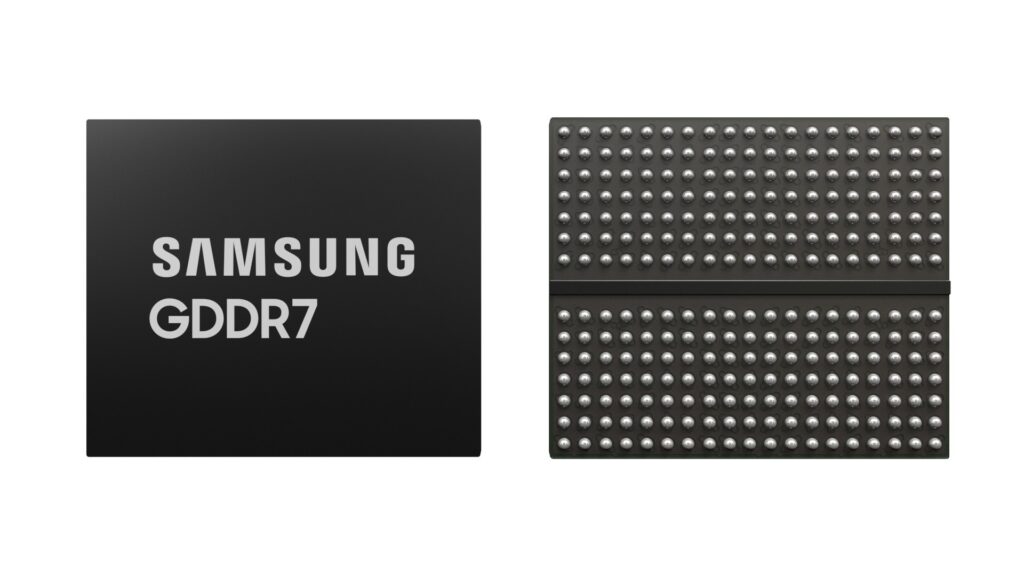 Samsung sviluppa la prima DRAM GDDR7 del settore