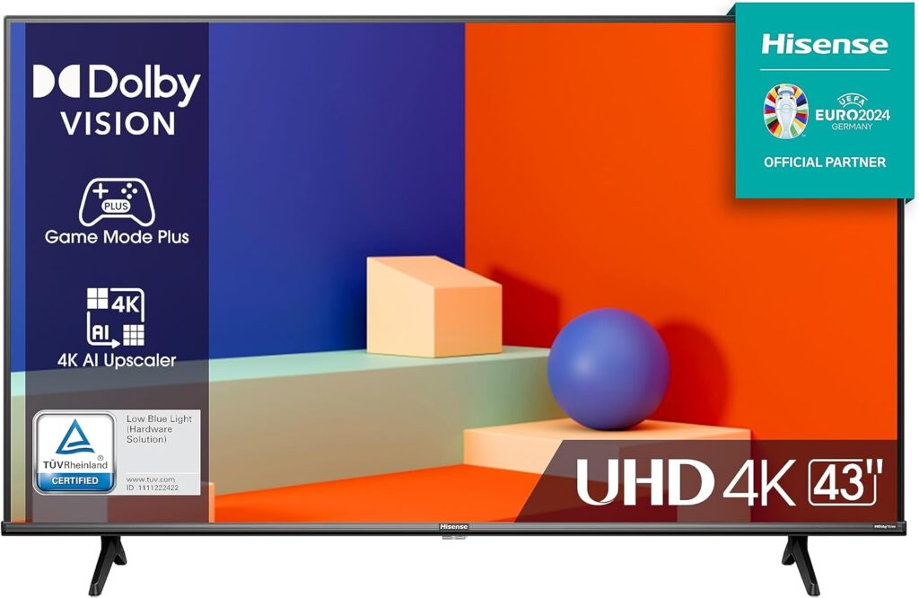 Hisense 43" UHD 4K 2023 43E63KT