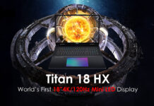MSI Titan 18 HX: primo laptop al mondo con mini display LED da 18″ 4K/120Hz