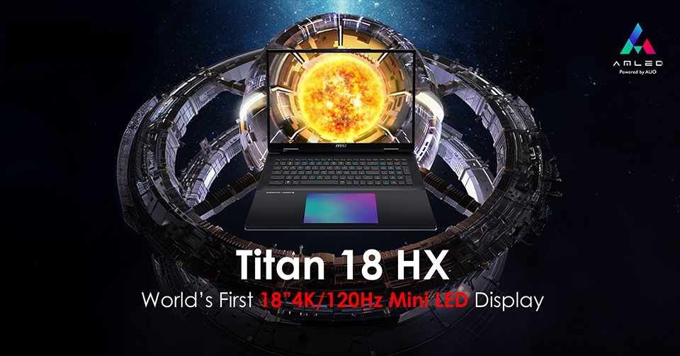 mini display LED da 18" 4K/120Hz