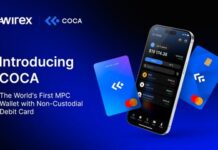 COCA e Wirex: il primo portafoglio MPC al mondo con carta di debito non-custodial