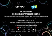 Display XR OLED 4K di Sony montato sulla testa, presentato al CES 2024