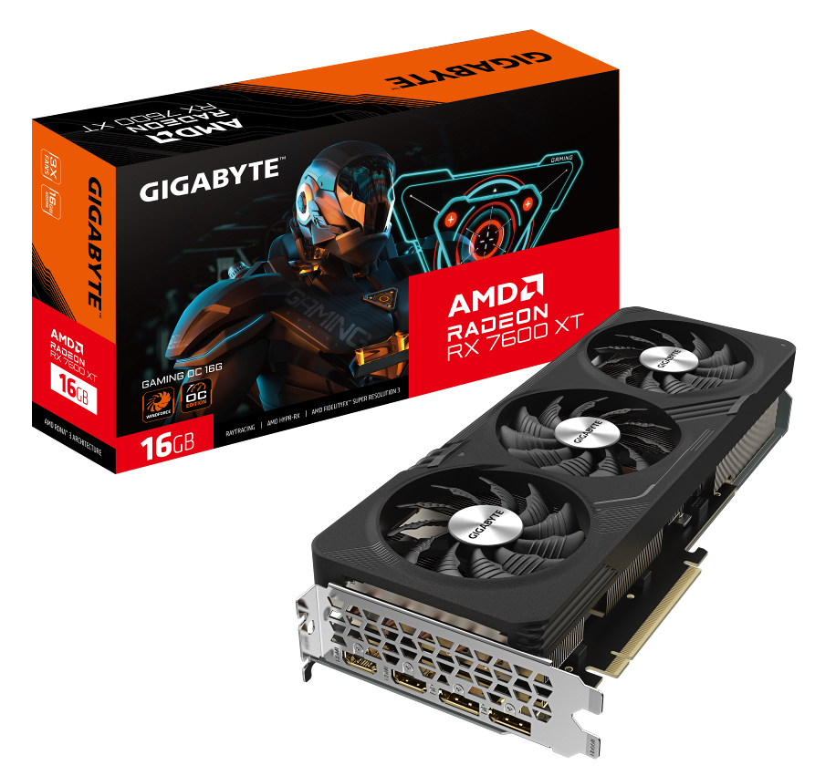 GIGABYTE AMD Radeon RX 7600 XT GAMING OC 16G
