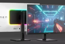 Monitor da gioco OMEN Transcend 32 UHD 240Hz OLED al CES 2024