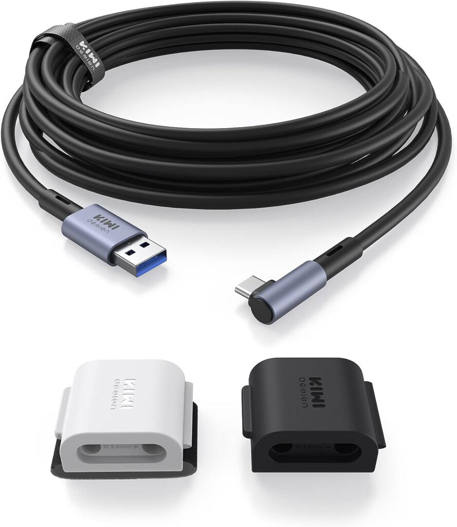 KIWI design Cavo Link 16 FT con Clip per Cavo, Compatibile con Quest 3/2/1/Pro e Pico 4
Cavi per Meta Quest 3 - le scelte migliori
