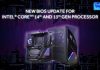 BIOS instabilità processori desktop Intel Core di 14a e 13a generazione (MSI)