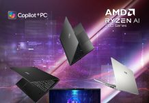 I nuovi laptop con i processori AMD Ryzen AI serie 300 MSI