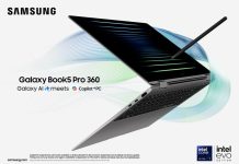 Samsung presenta Galaxy Book5 Pro 360