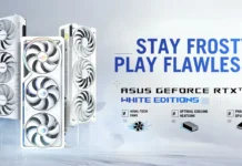 ASUS GeForce RTX 50 White: 5070, 5070 Ti, 5080 e 5090